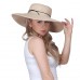 's Packable Floppy Brim Sun Hat Sun Visor Crushable Beach Straw Derby Hat  eb-90629433